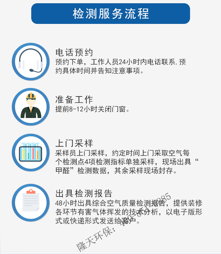 广州甲醛检测服务流程